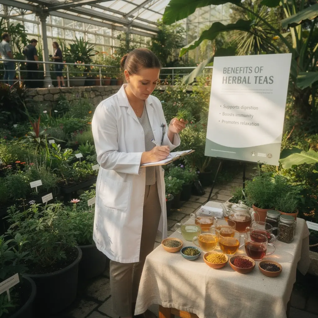 Rodina užívajúca si čas spolu pri šálke bylinkového čaju